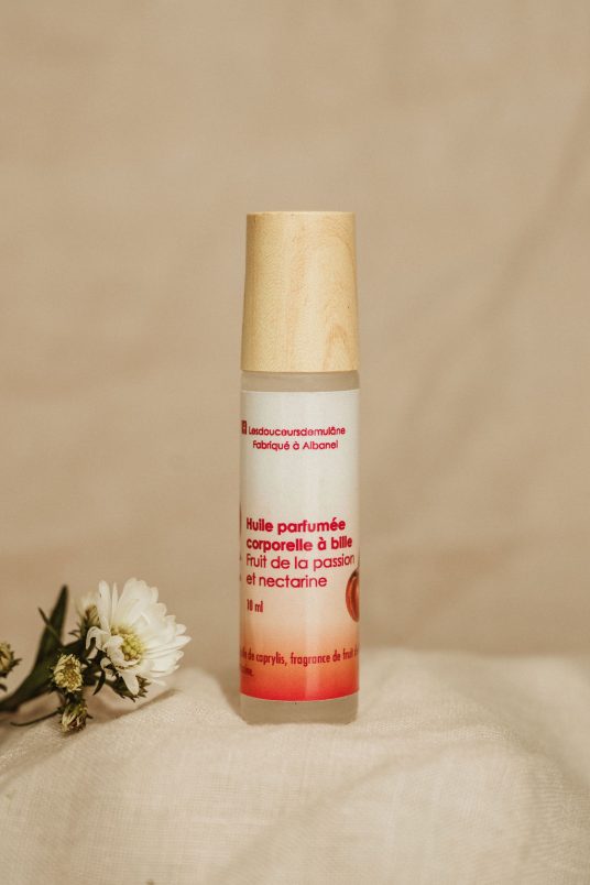 Parfum à bille fruits de la passion et nectarines