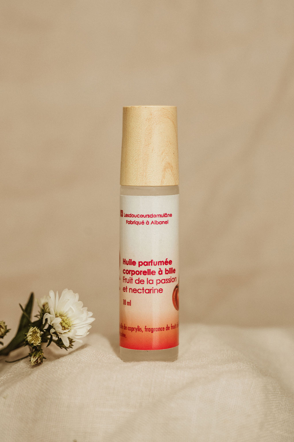 Parfum à bille fruits de la passion et nectarines